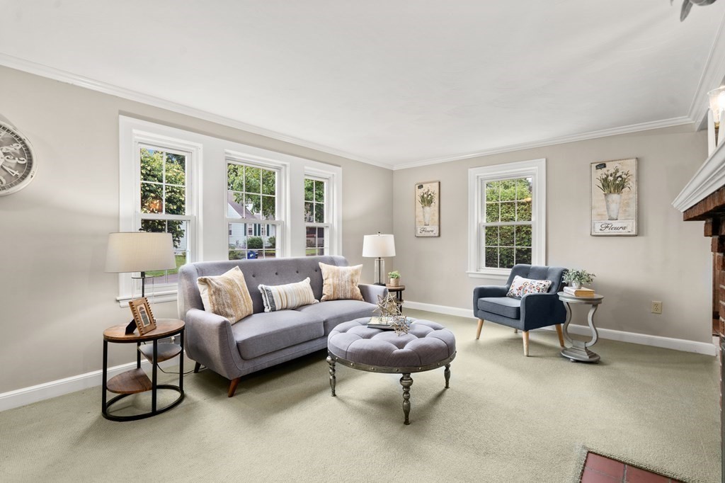 6 Stowecroft Road Arlington, MA 02474 - Photo 4 of 17 a living room with furniture and a large window
