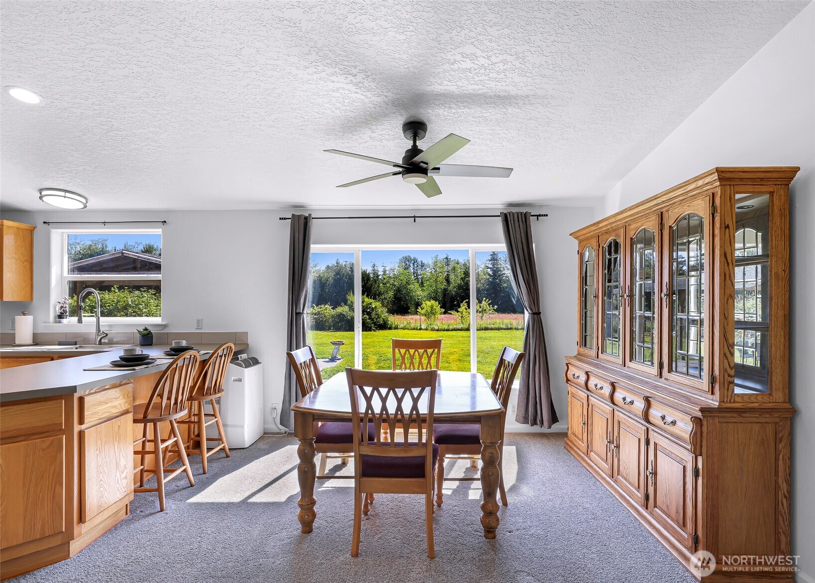 8654 Valley View Road Custer, WA 98240 - Photo 10 of 40 a view of a dining room with furniture window and outside view