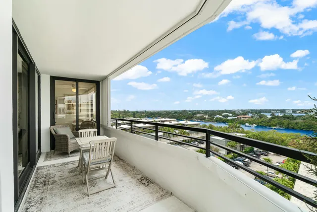 a view of outdoor space with seating area