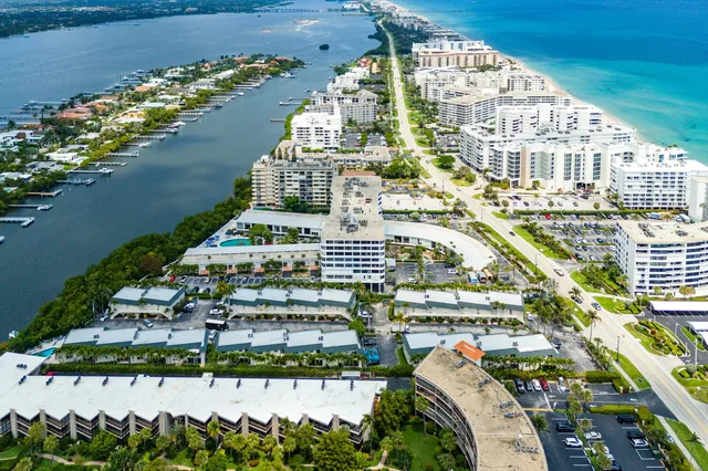a bird view of multi story residential apartment building