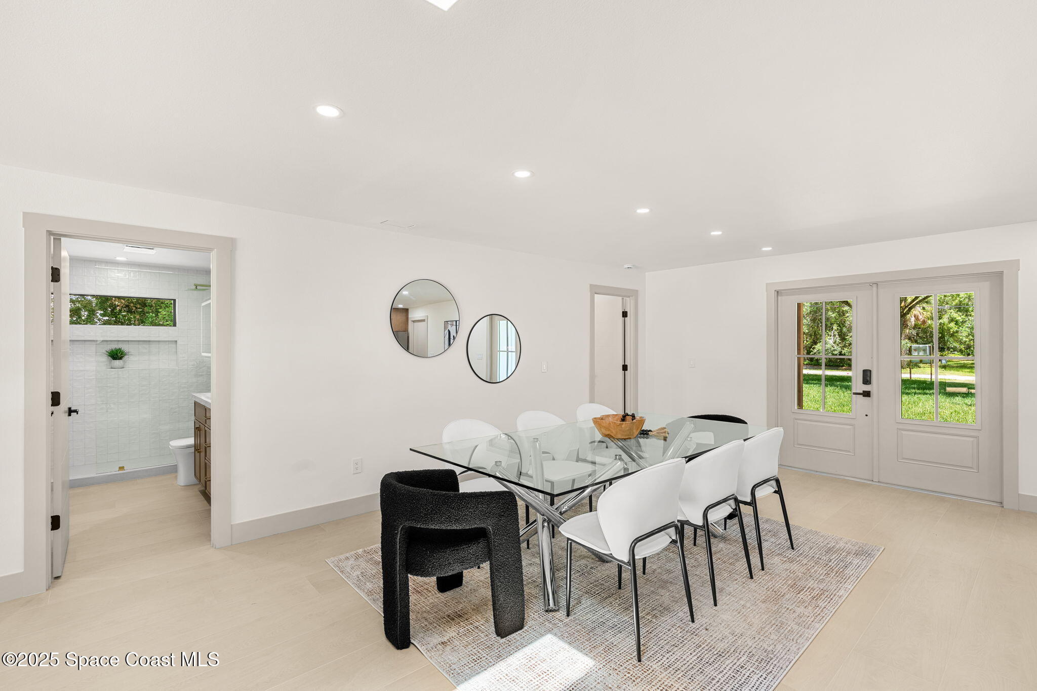 4313 Country Road Melbourne, FL 32934 - Photo 7 of 58 a view of a dining room with furniture window and outside view