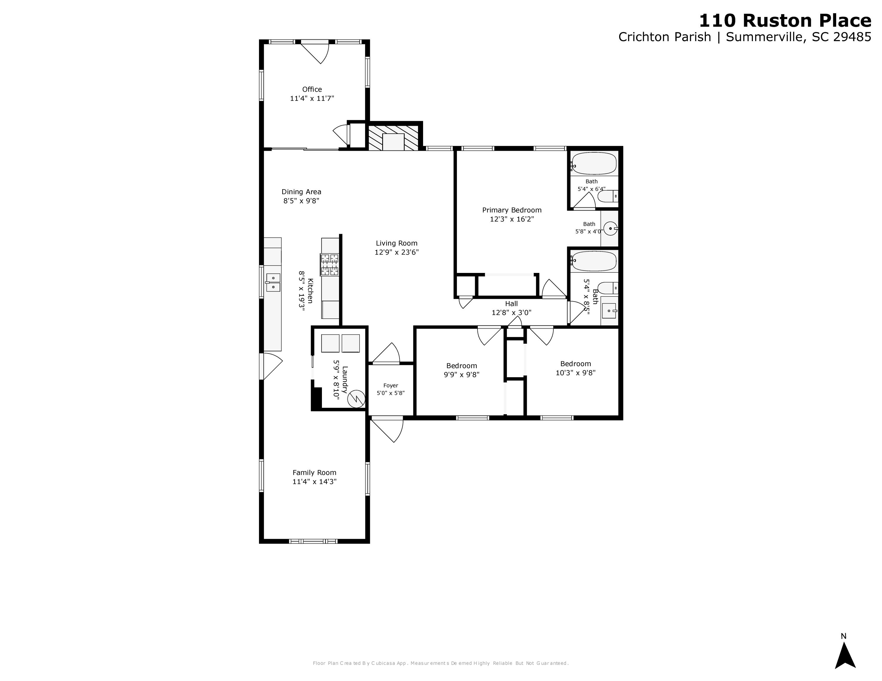 110 Ruston Place Summerville, SC 29485 - Photo 42 of 42 floorplan