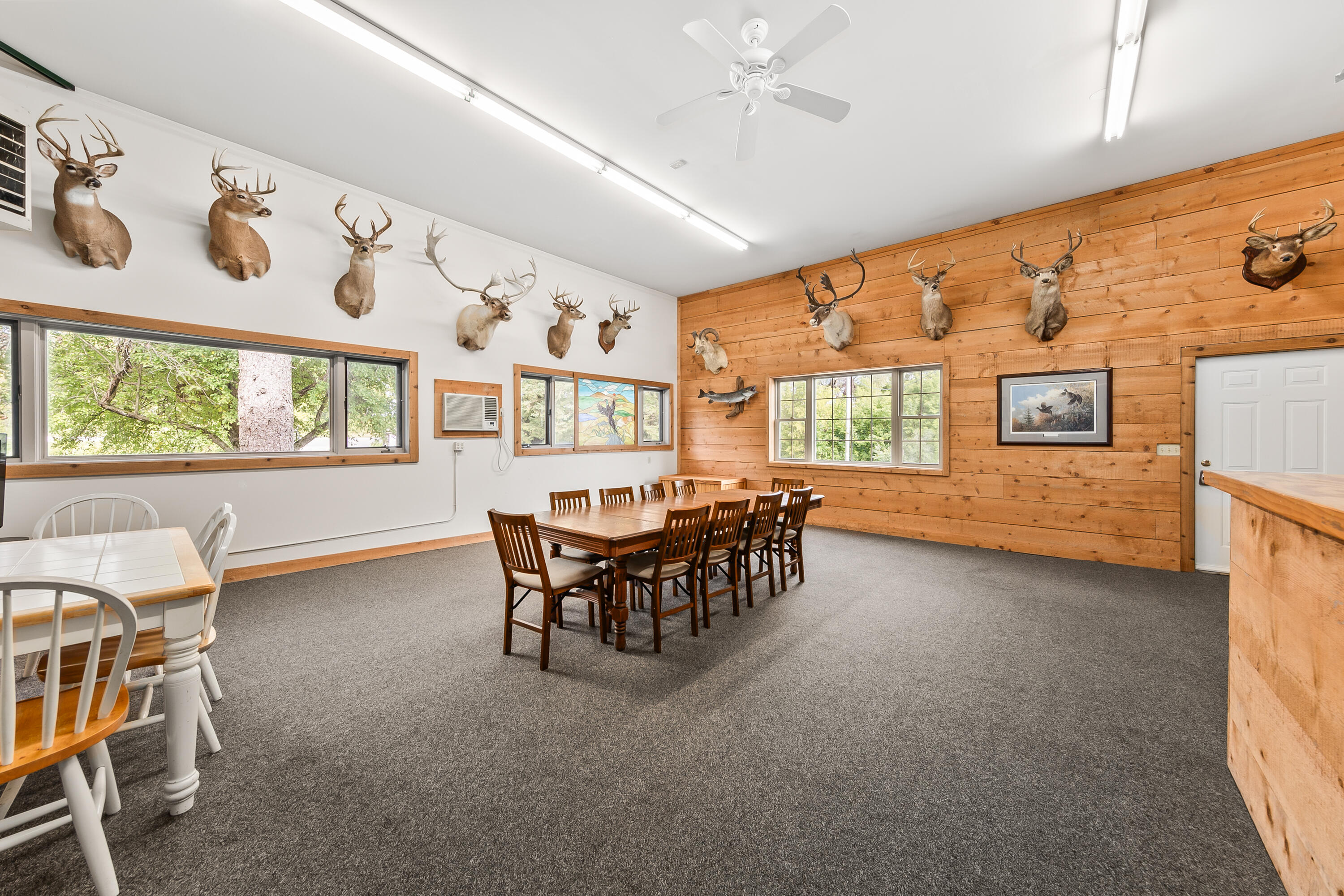 N865 County Road West Ashford, WI 53010 - Photo 25 of 46 This room is frequently rented out for special events and corporate meetings