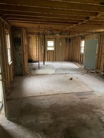 a view of a door of house