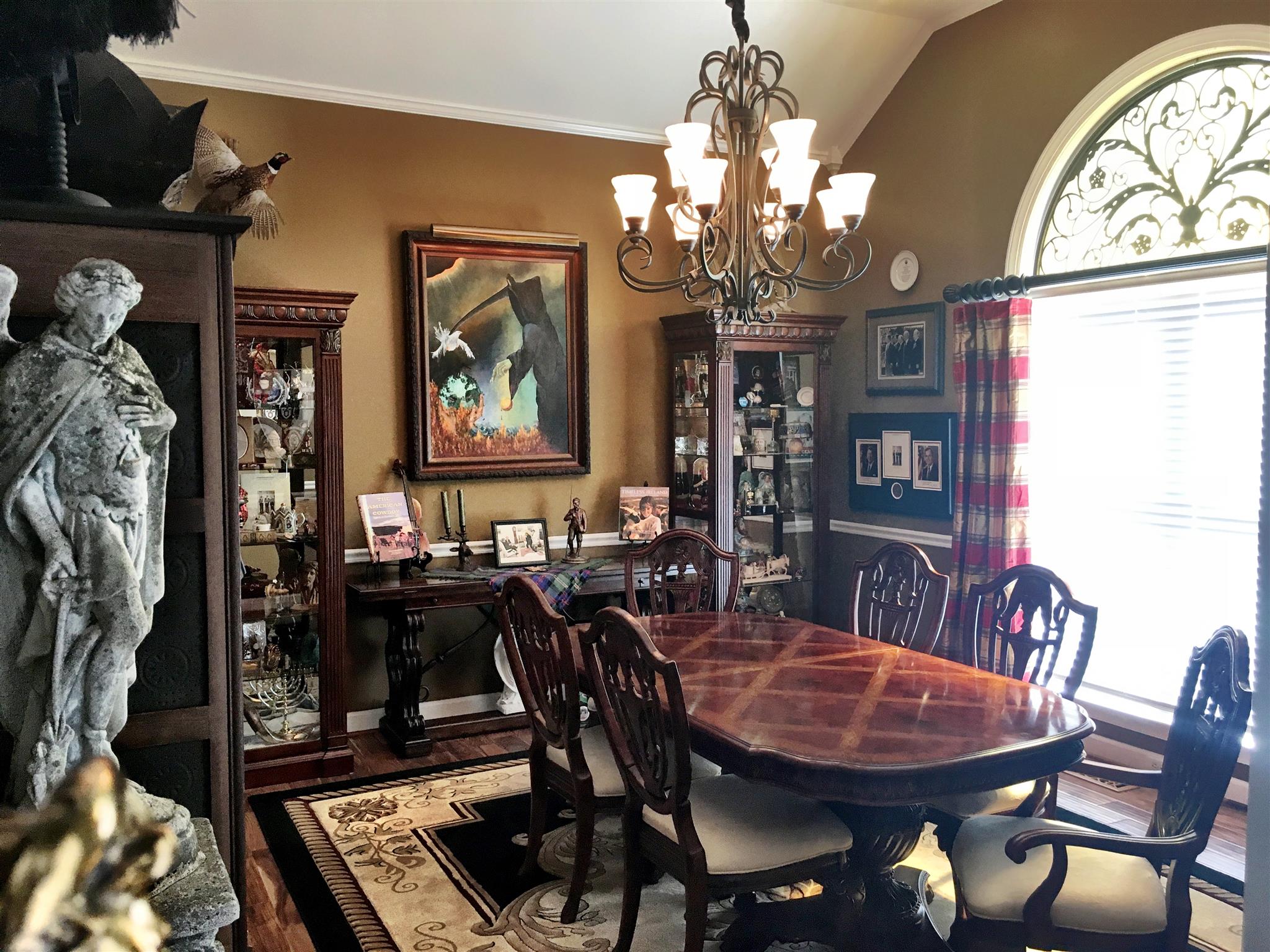 2186 H York Road Pleasant View, TN 37146 - Photo 13 of 30 a view of a dining room with furniture window and wooden floor