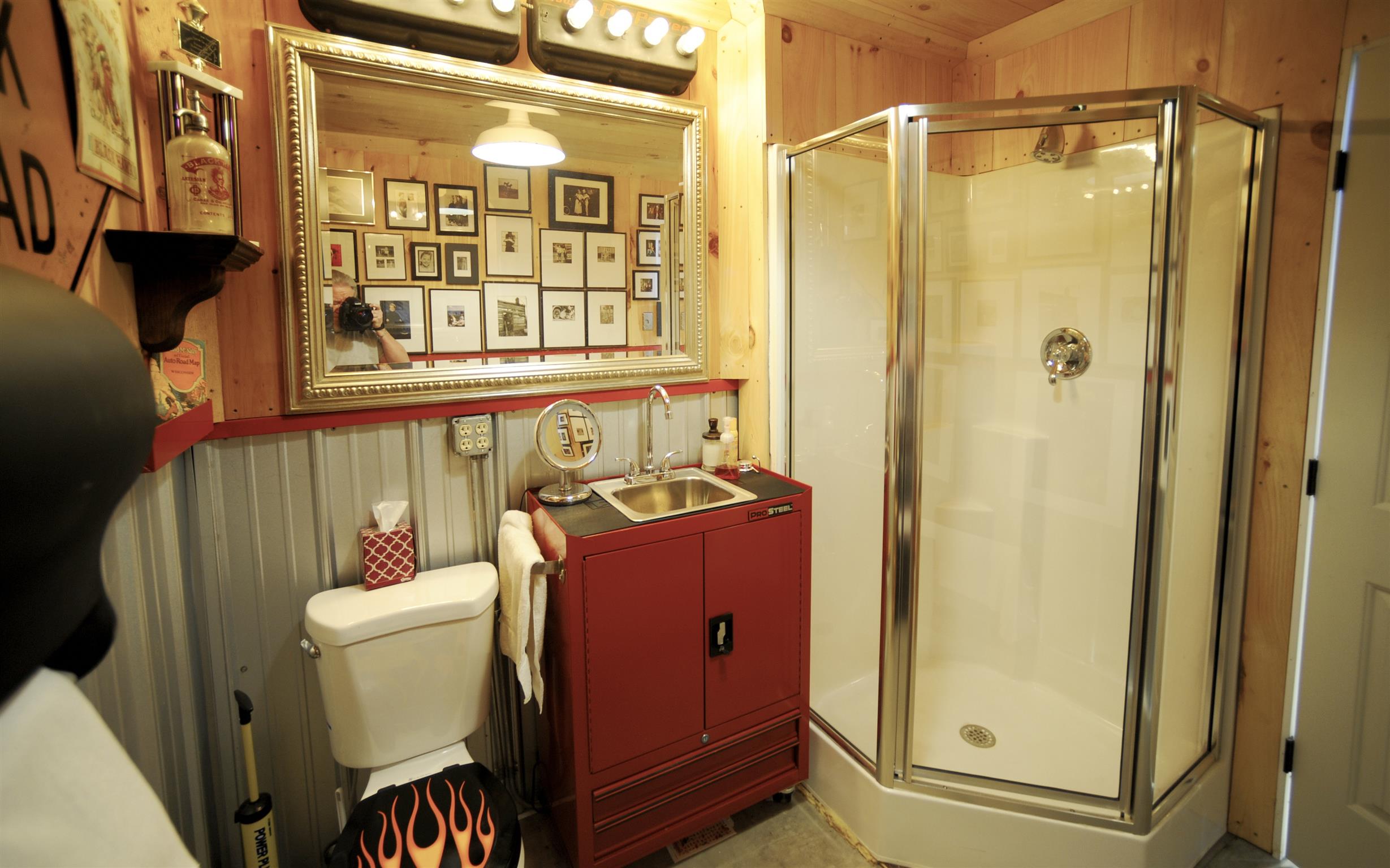 2186 H York Road Pleasant View, TN 37146 - Photo 27 of 30 a bathroom with a granite countertop sink and a mirror