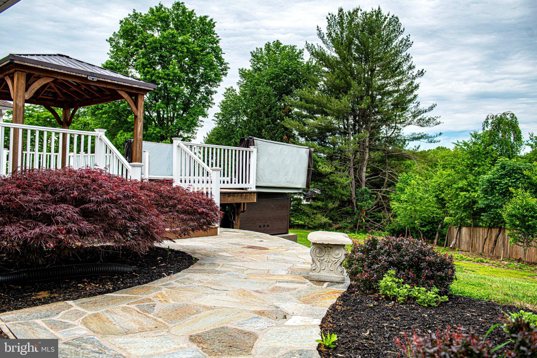 14300 Carroll Ridge Court Baldwin, MD 21013 - Photo 68 of 73 a view of a backyard with a garden