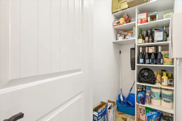 a room with storage and utility