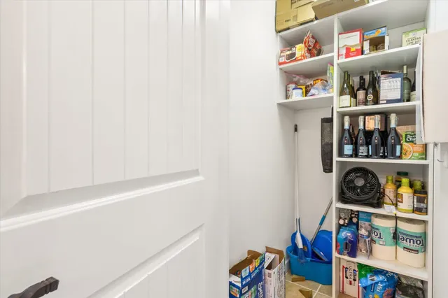 a room with storage and utility