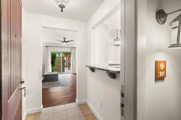 a view of an entryway