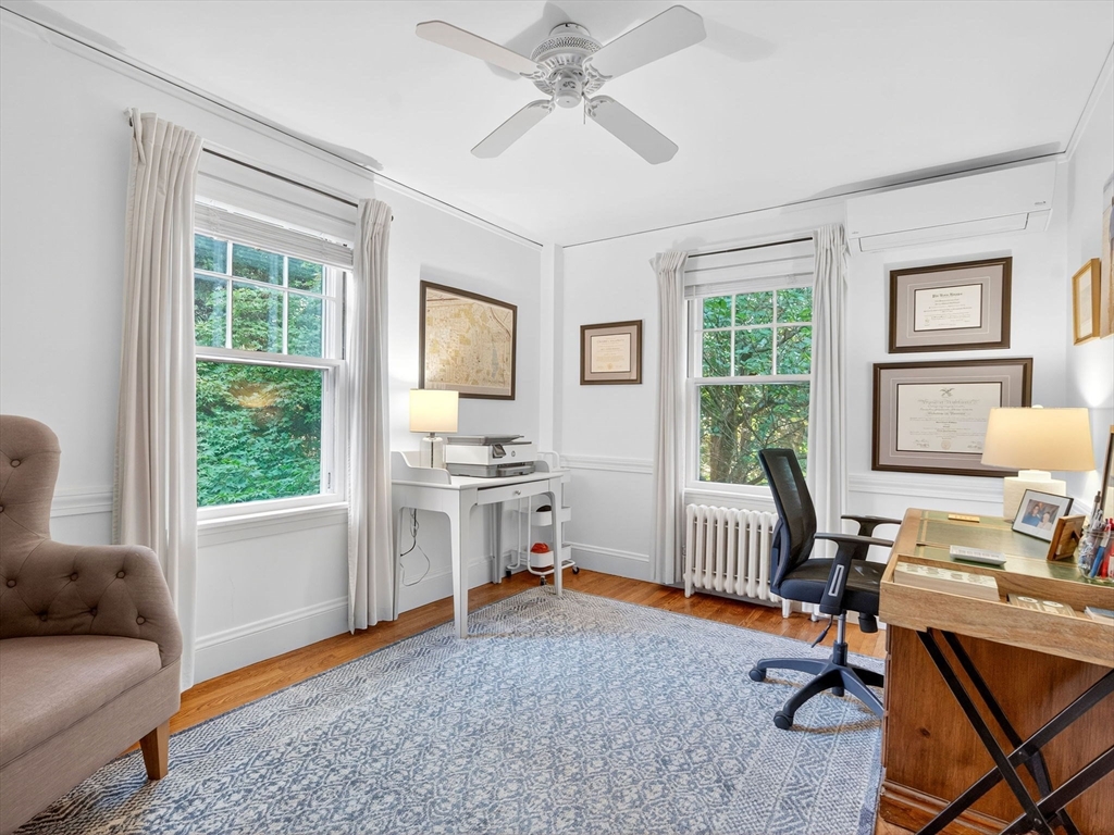 8 Old Town Road Wellesley, MA 02481 - Photo 11 of 18 a view of a livingroom with workspace and a window