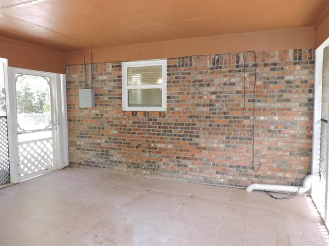 a view of front door