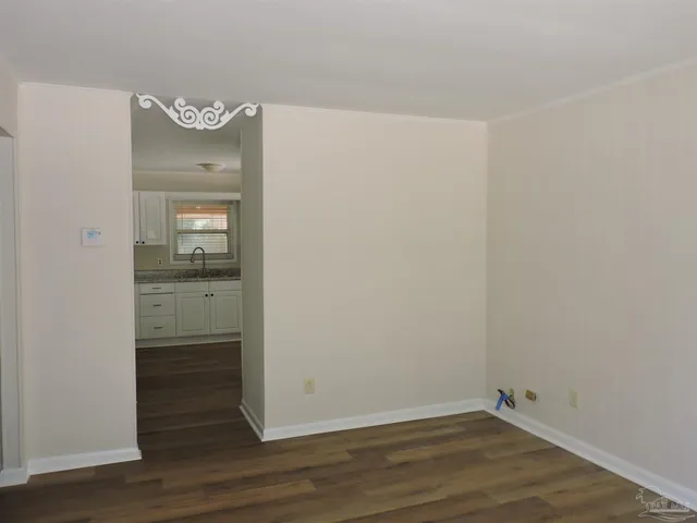 wooden floor in an empty room