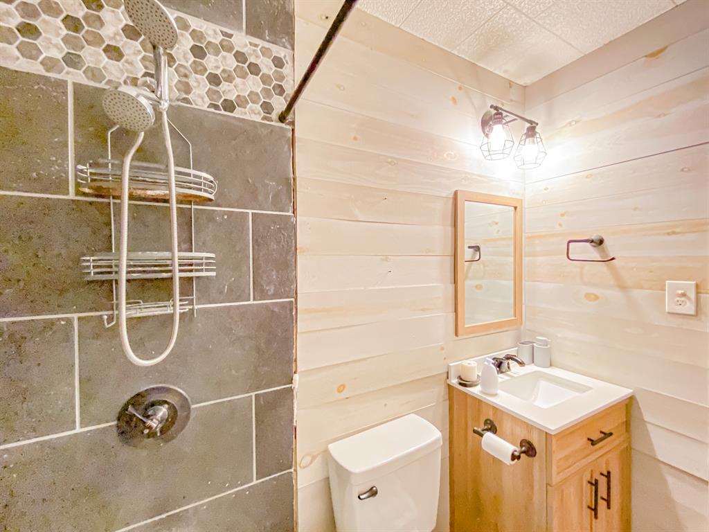 211 Paloma Street Winters, TX 79567 - Photo 11 of 19 a bathroom with a sink a toilet and shower