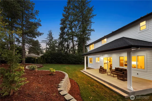 a view of outdoor space yard deck patio and swimming pool