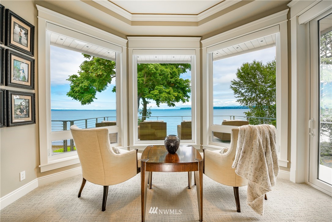 8745 Oertel Drive Blaine, WA 98230 - Photo 15 of 40 a view of a dining room with furniture window and outside view