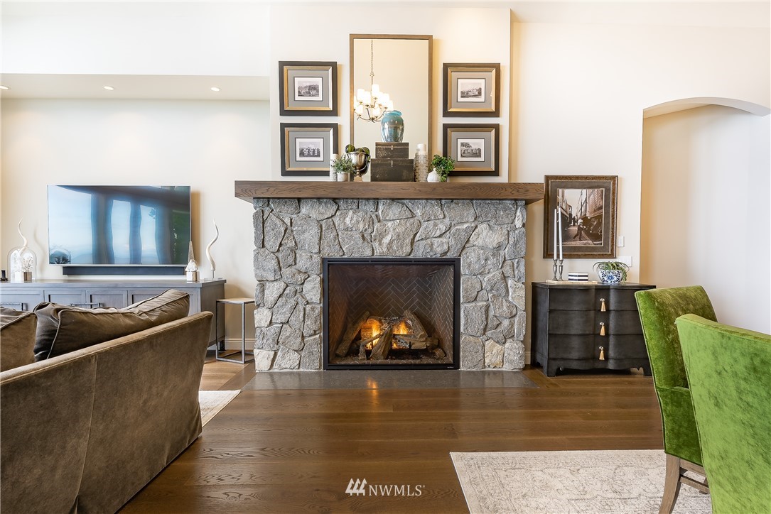 8745 Oertel Drive Blaine, WA 98230 - Photo 7 of 40 a living room with furniture and a fireplace