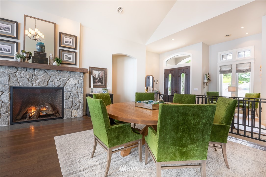 8745 Oertel Drive Blaine, WA 98230 - Photo 8 of 40 a living room with furniture and a fireplace