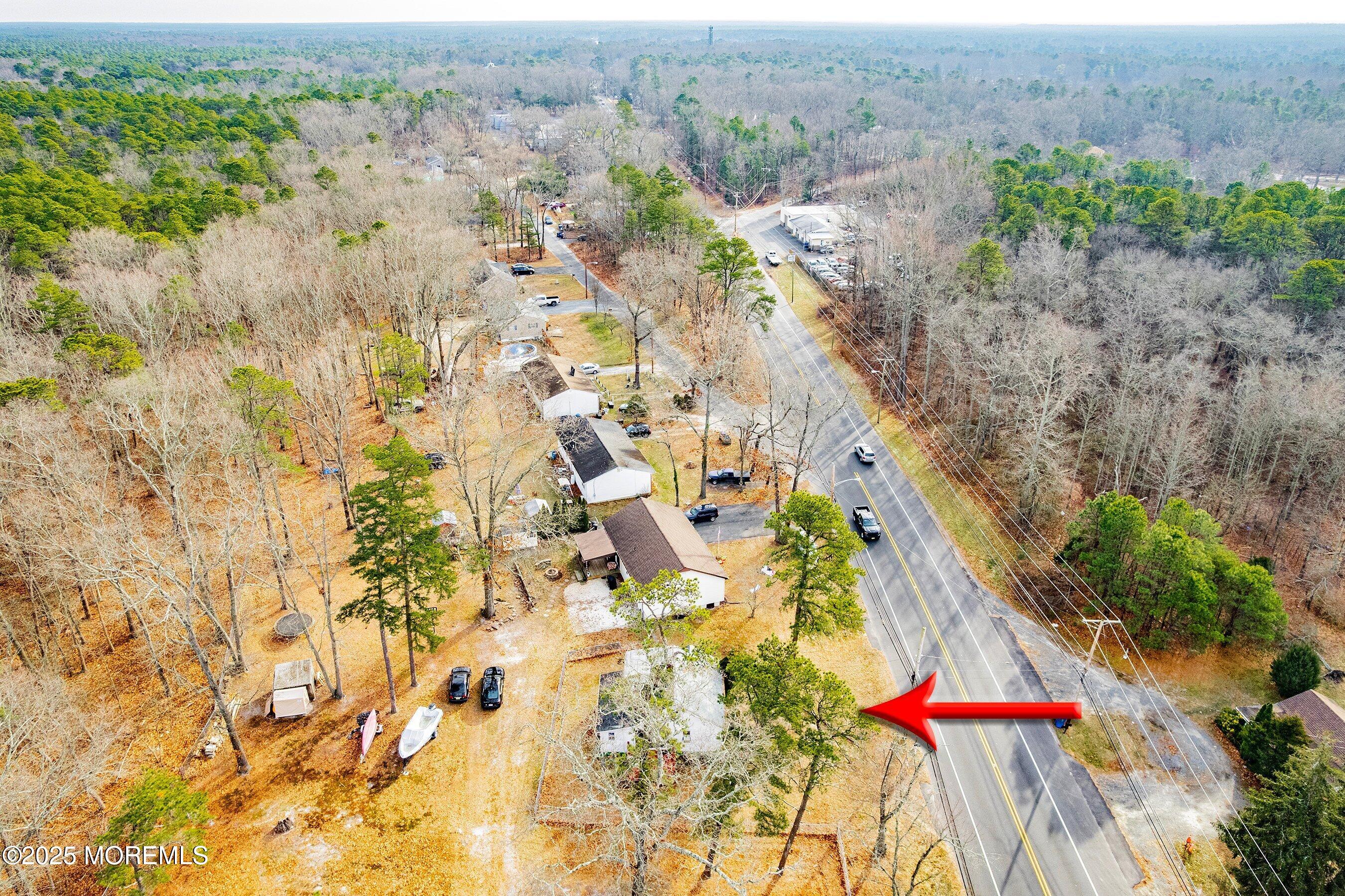 491 Lakehurst Road Browns Mills, NJ 08015 - Photo 3 of 15 a view of an outdoor space with a street