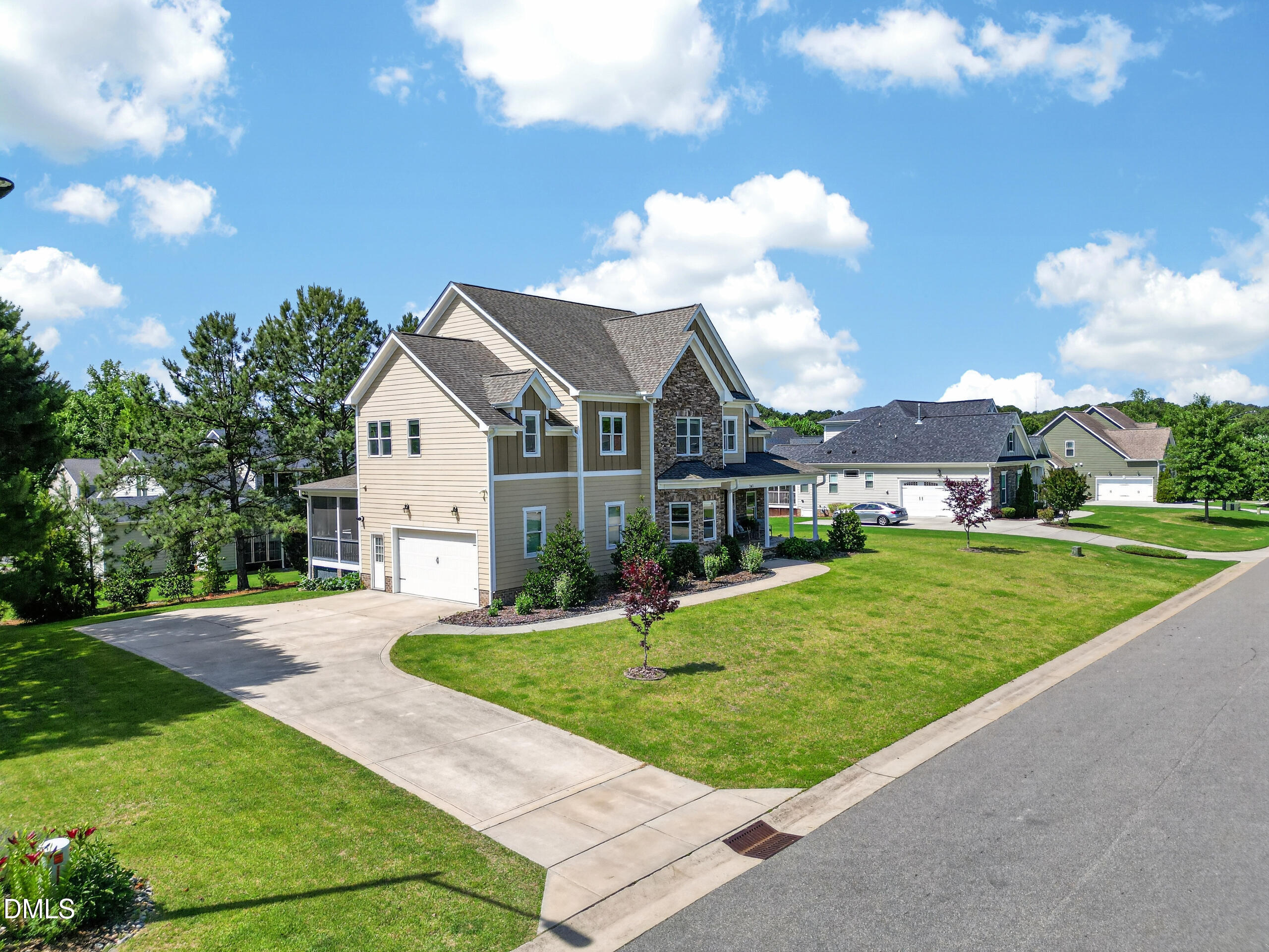 261 Character Drive Rolesville, NC 27571 - Photo 70 of 77 a front view of a house with a yard