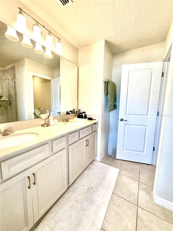 2208 Gopher Tortoise Terrace Oakland, FL 34787 - Photo 28 of 50 a spacious bathroom with a double vanity sink and a mirror
