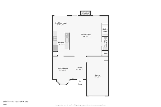 $493,000 | 456 Old Towne Drive, Brentwood, TN 37027