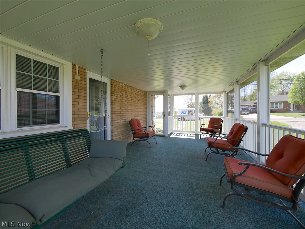 173 Patterson Road Weirton, WV 26062 - Photo 10 of 31 View of patio / terrace with a porch