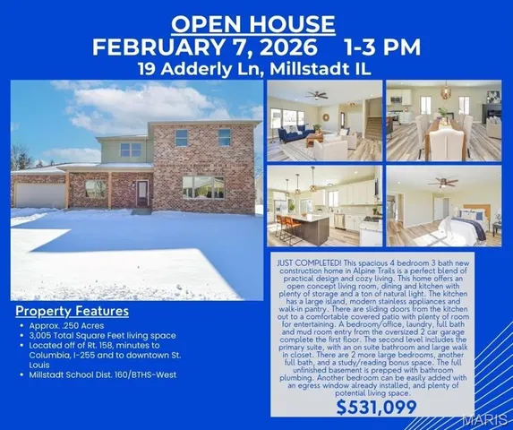 $531,099 | 19 Adderly Lane, Millstadt, IL 62260