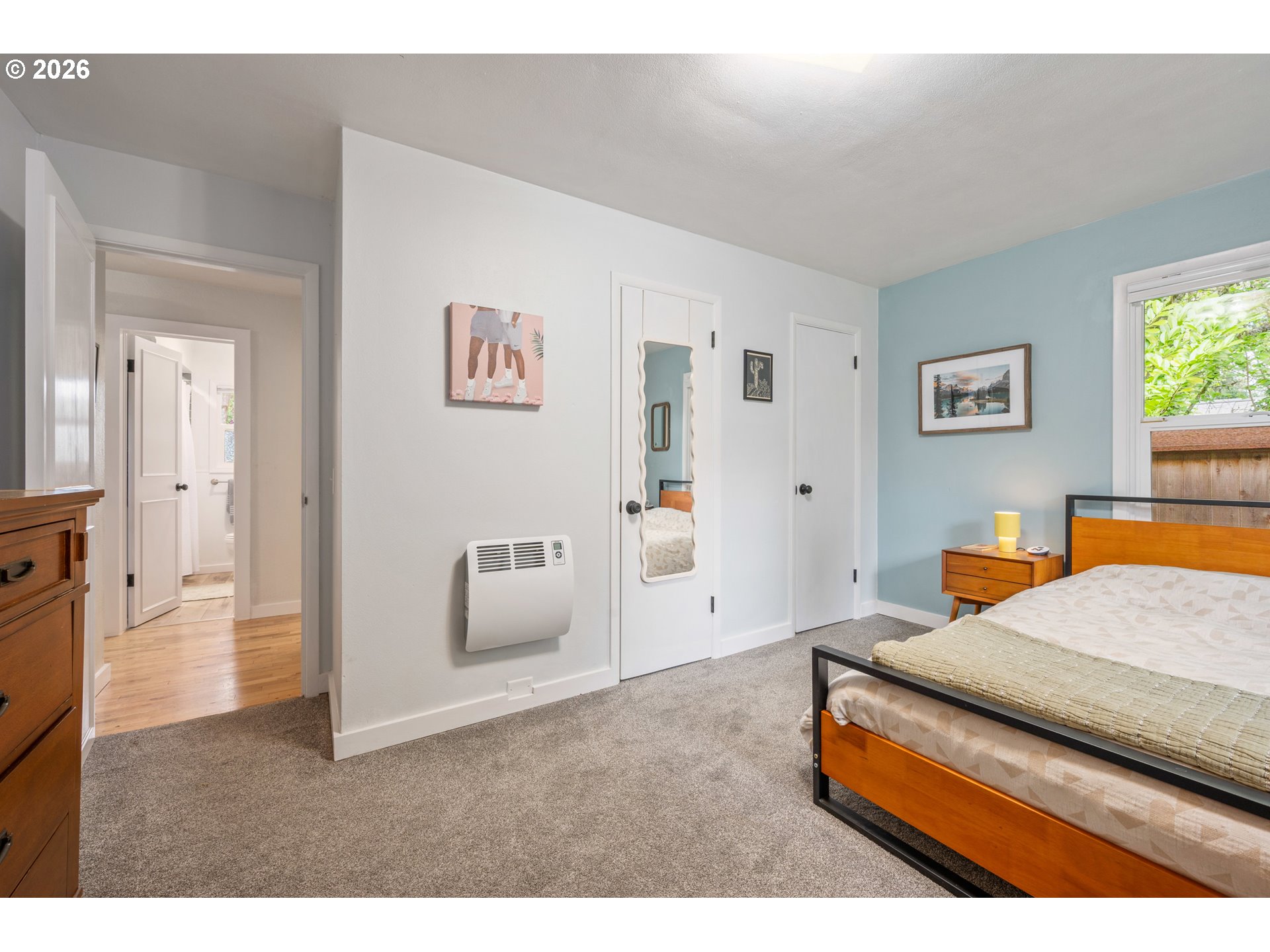 1280 Bailey Avenue Eugene, OR 97402 - Photo 23 of 42 a bedroom with a bed and a couch