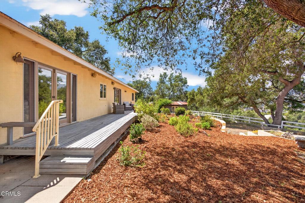 98 Howard Avenue Oak View, CA 93022 - Photo 39 of 72 a view of a house with backyard and sitting area