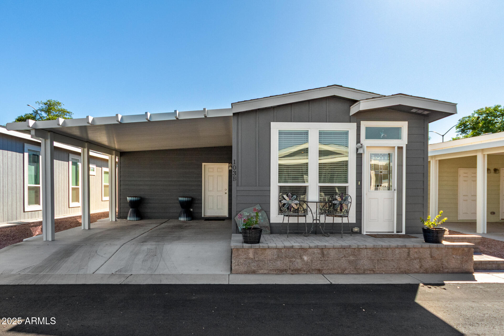 a view of a house with a outdoor space