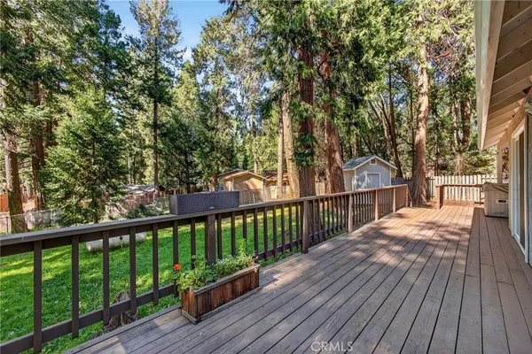 a view of backyard with green space