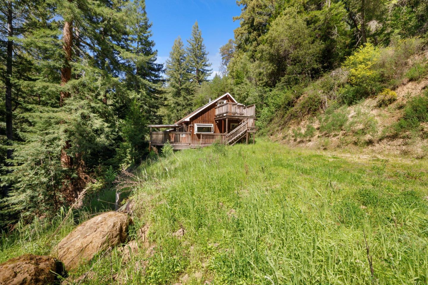 2950 Bear Canyon Road Los Gatos, CA 95033 - Photo 88 of 100 a view of a house with a yard