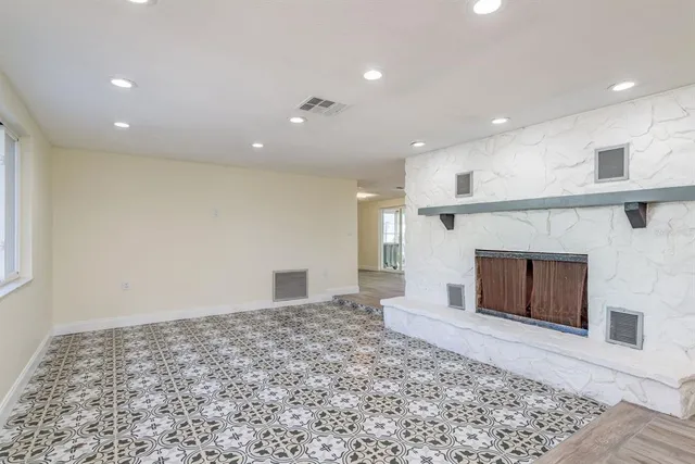 a view of an empty room