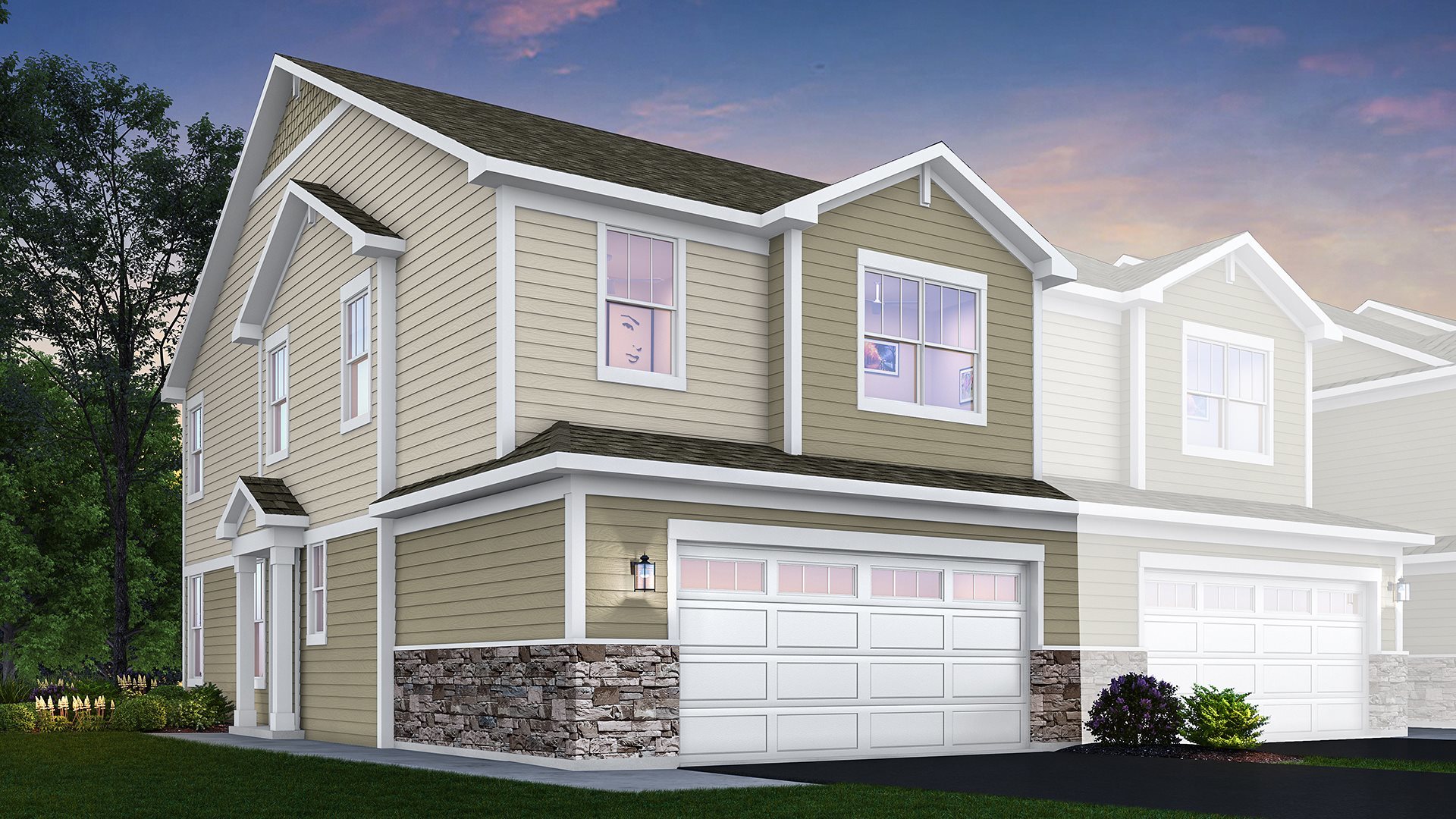 1039 Alluvial Way South Elgin, IL 60177 - Photo 1 of 17 a front view of a house with garden