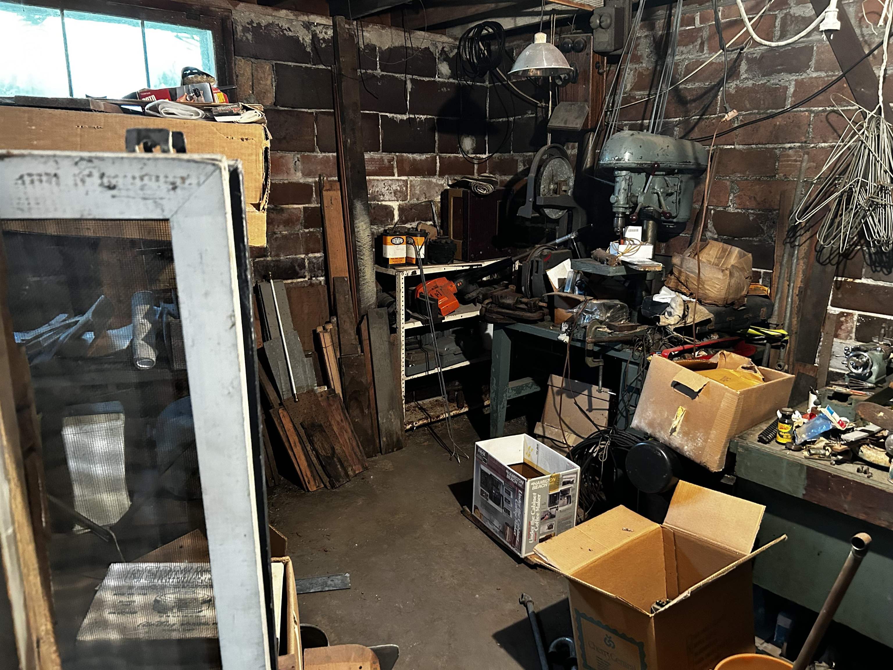 106 3rd Avenue Forreston, IL 61030 - Photo 12 of 18 a view of a storage room with washer and dryer
