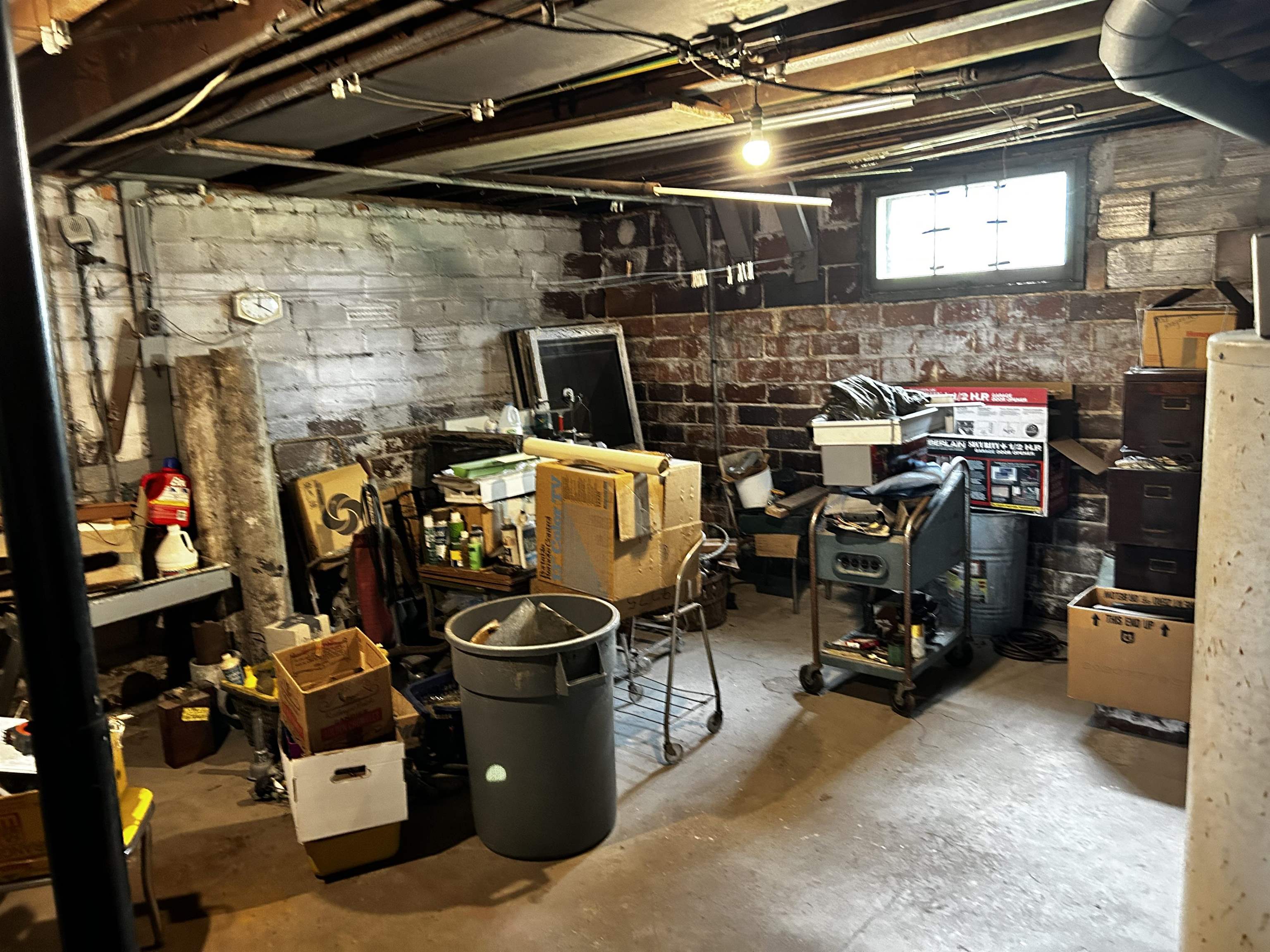 106 3rd Avenue Forreston, IL 61030 - Photo 13 of 18 a view of a storage room with washer and dryer