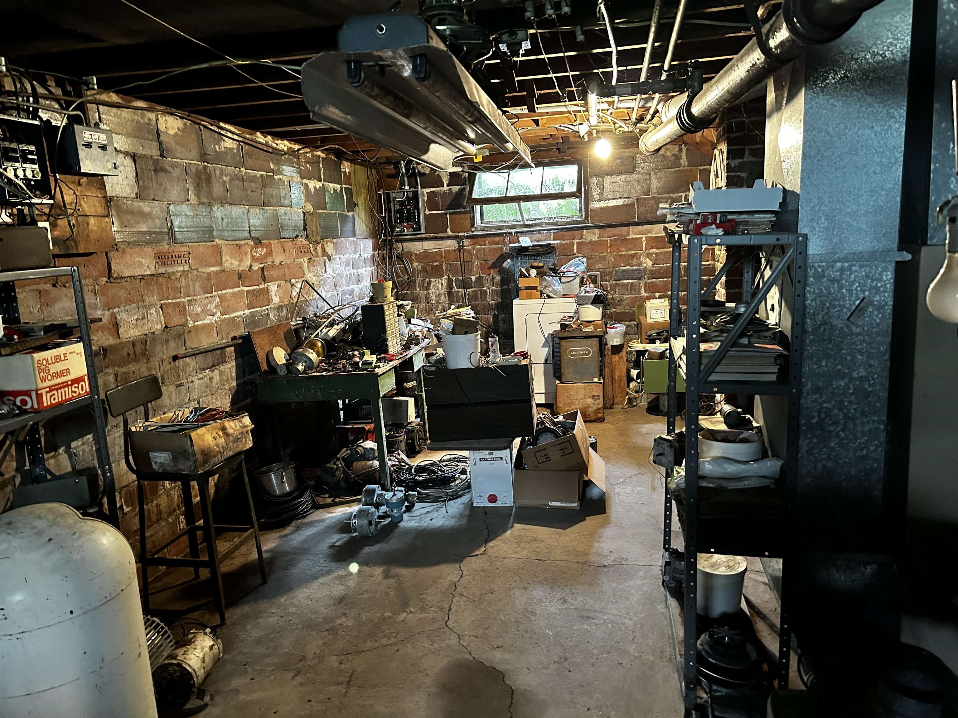 106 3rd Avenue Forreston, IL 61030 - Photo 14 of 18 a view of store room with washer and dryer