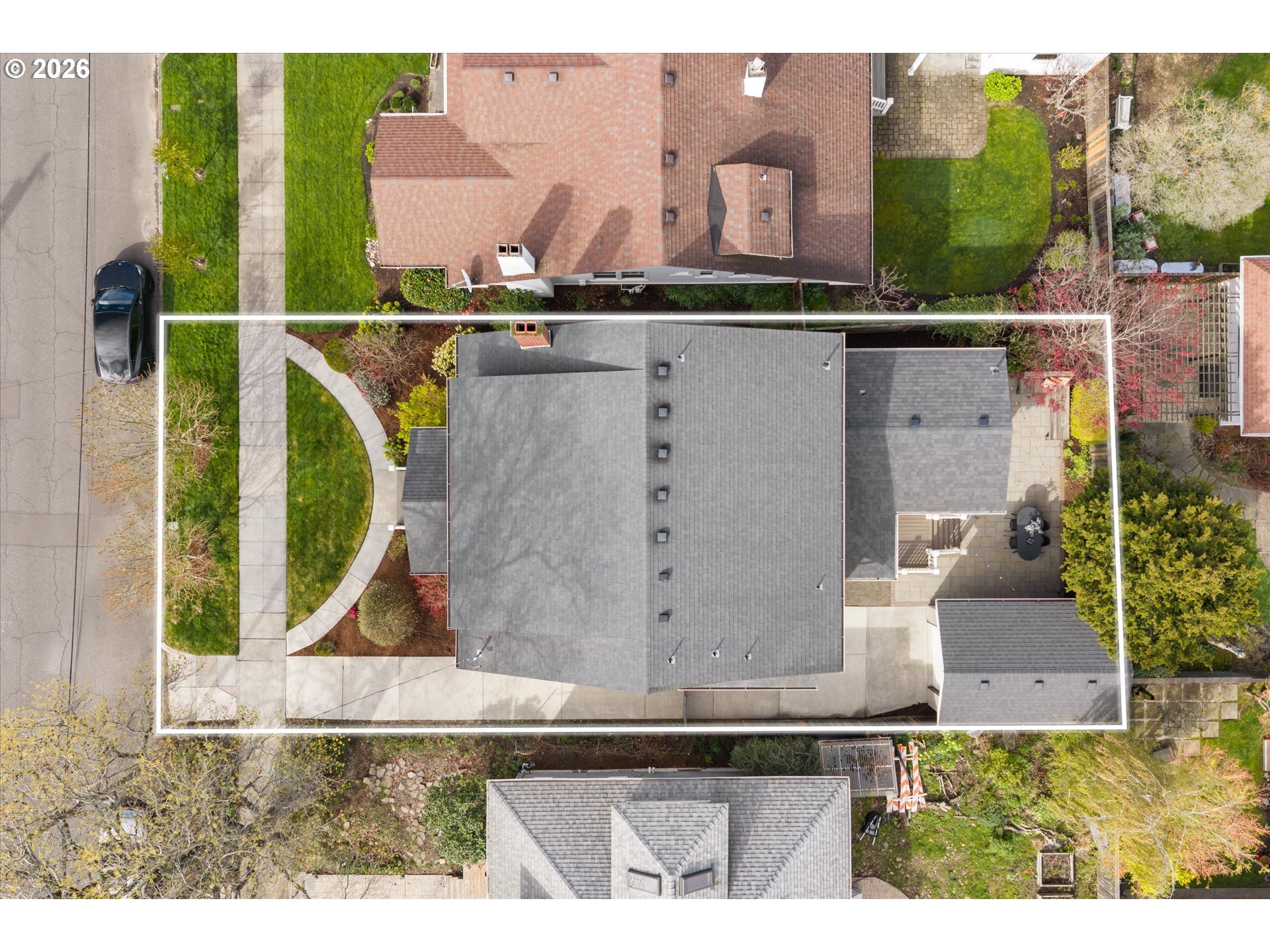 3431 Northeast Alameda Street Portland, OR 97212 - Photo 36 of 37 an aerial view of a house with a yard