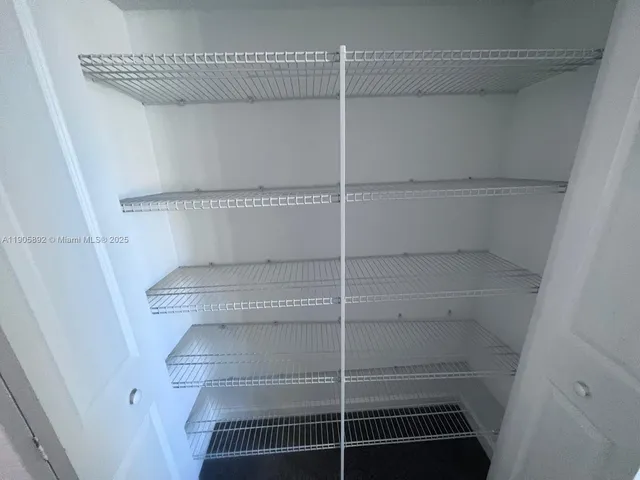 a refrigerator in a kitchen