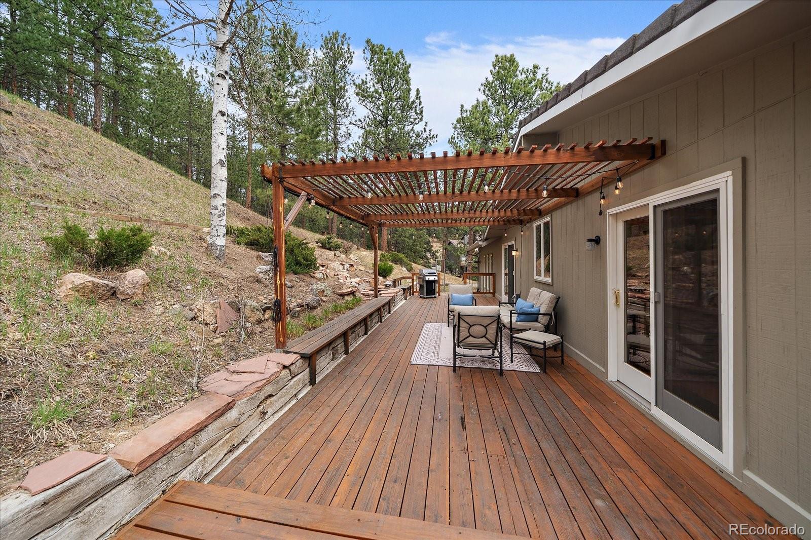 4039 Histead Way Evergreen, CO 80439 - Photo 37 of 48 a view of a chairs on the roof deck