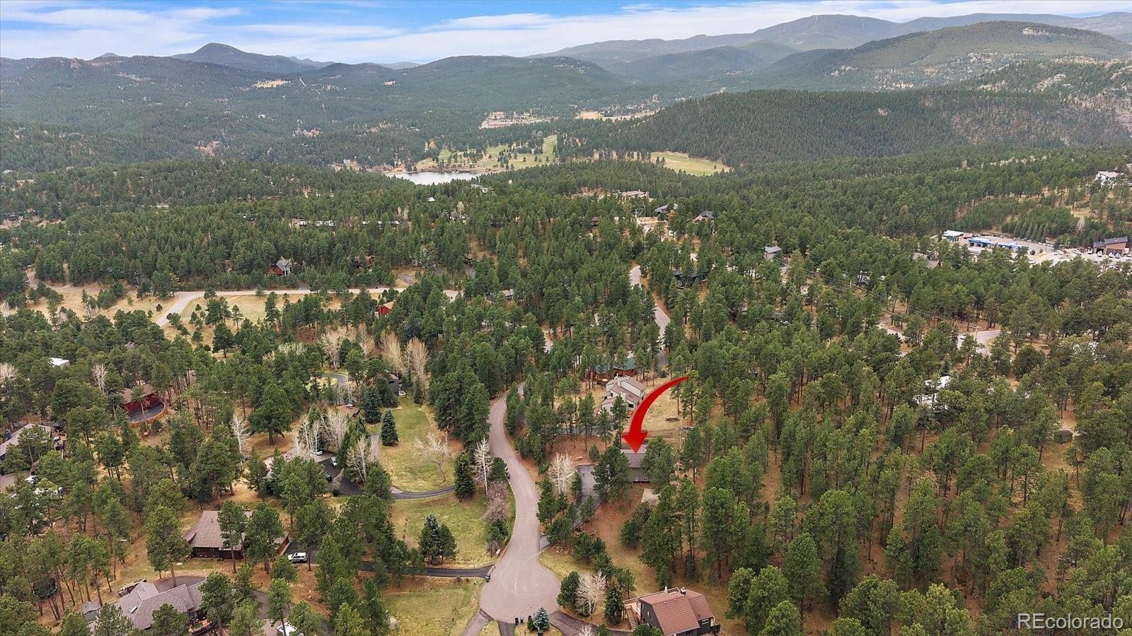 4039 Histead Way Evergreen, CO 80439 - Photo 44 of 48 a view of city and mountain