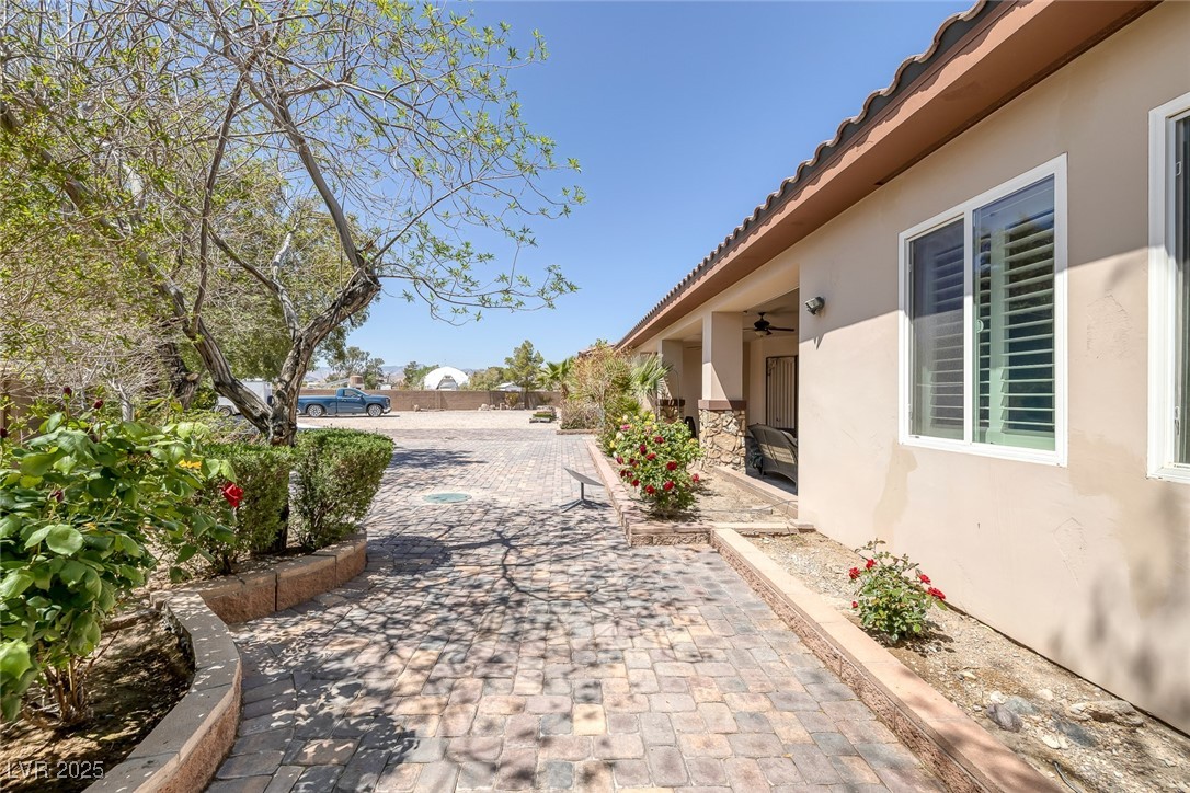 7687 West Pebble Road Las Vegas, NV 89113 - Photo 41 of 79 View of yard with a patio