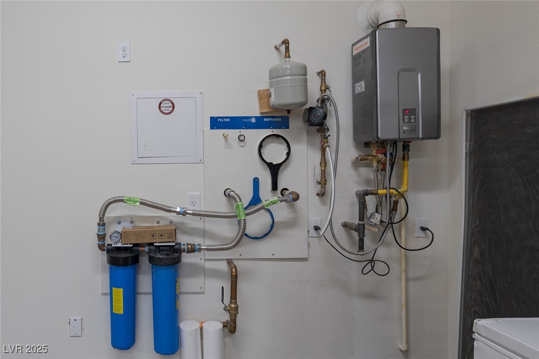 7687 West Pebble Road Las Vegas, NV 89113 - Photo 65 of 79 Utility room with water heater