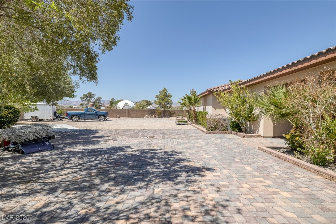 7687 West Pebble Road Las Vegas, NV 89113 - Photo 67 of 79 View of yard with fence