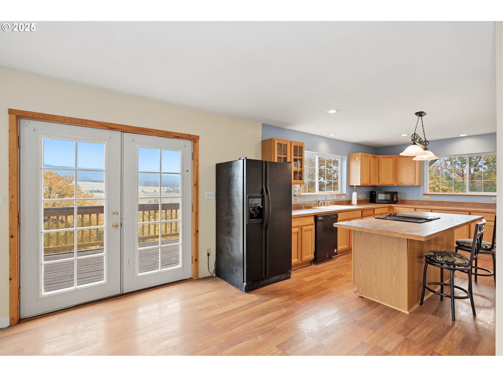 2224 Foster Place Goldendale, WA 98620 - Photo 14 of 45 a kitchen with stainless steel appliances granite countertop a refrigerator a sink a stove and oven