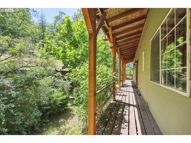 a view of outdoor space and deck