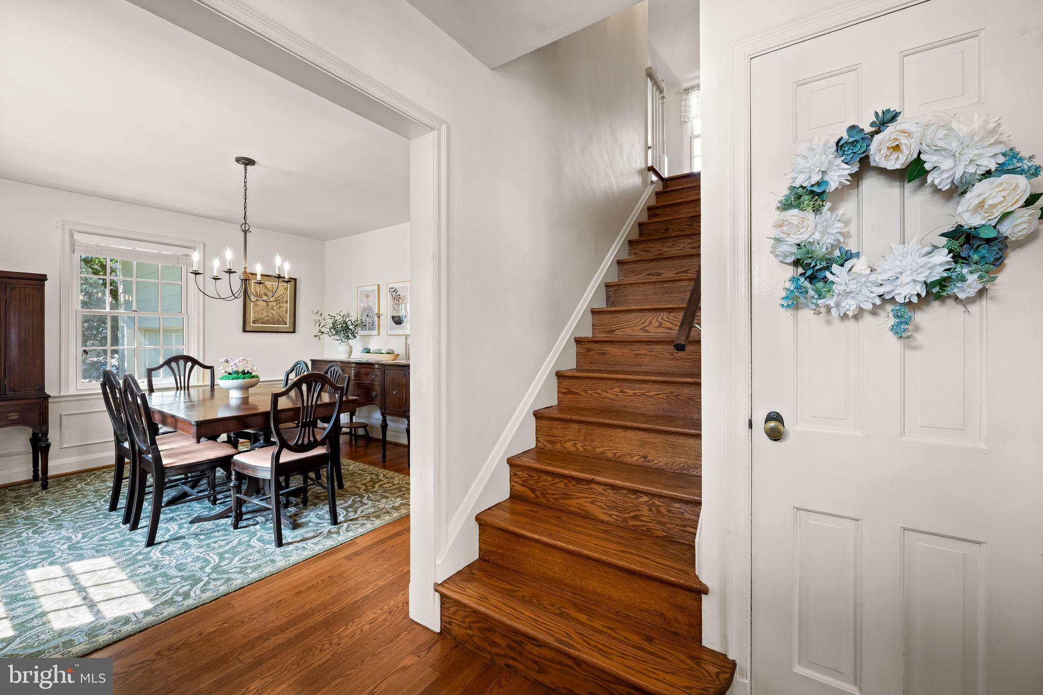 608 Worcester Road Baltimore, MD 21286 - Photo 7 of 49 a view of a dining room with furniture window and wooden floor