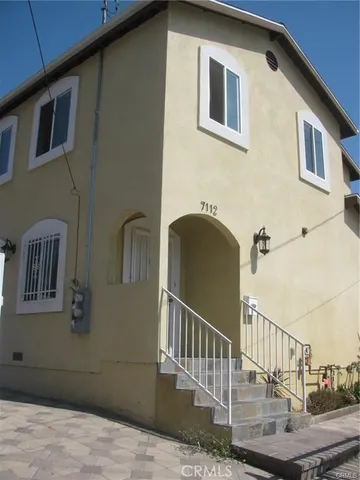 a view of front door of house