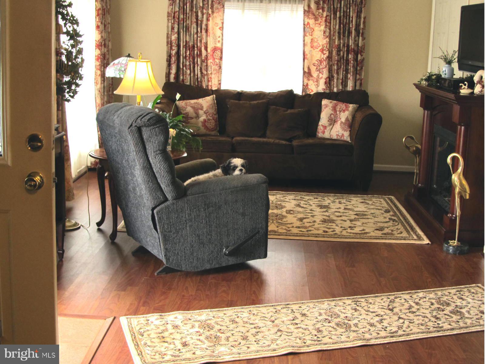 229 Baltimore Street Aberdeen, MD 21001 - Photo 15 of 24 a living room with furniture and a fireplace